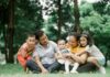 Family at the park